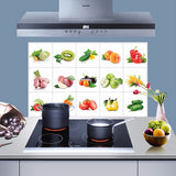 45*70cm,Kitchen,Vegetable,Fruit,Sticker,Removable,Waterproof,Sticker,Decor