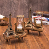 Creative,Retro,Tower,Wooden,Hourglass,Decorations,Ornaments,Paris,Sandglass,Eiffel,Tower