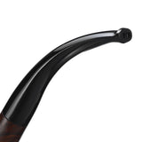 Ebony,Wooden,Handle,Curved,Pipes