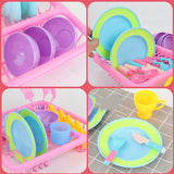 21PCS,Pretend,Dishes,Kitchen,Playset,Tableware