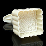 Square,Moonake,Baking,Mooncake,Pastry,Biscuit,Press,Mould,Flower,Cooking