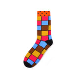 Men's,Street,Classic,Geometry,Striped,Cotton,Socks