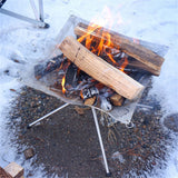 Outdoor,Portable,Incinerator,Folding,Grill,Camping,Stainless,Steel,Charcoal,Stove