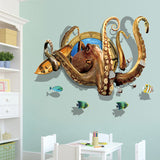 Miico,Creative,Animals,Octopus,Frame,Removable,Decorative,Decor,Sticker