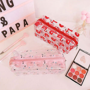 Transparent,Flamingo,Cosmetic,Travel,Storage,Storage