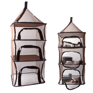 Outdoor,Fishing,Hanging,Layer,Storage,Basket,Hanging,Drying,Tableware