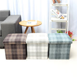 Nordic,Style,Storage,Boxes,Daily,Folding,Wholesale,Square,Storage,Baskets,Stool,Bedroom,Furniture