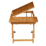 Wooden,Laptop,Portable,Folding,Working,Separated,Areas,Notebook,Stand,Study,Table