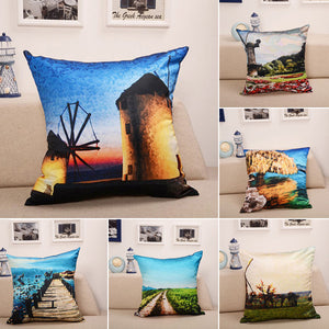 Landscape,Painting,Throw,Pillow,Office,Cushion,Cover