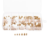 Suleve,MXBN1,200Pcs,Knurled,Brass,Threaded,Insert,Female,Thread,Embedment,Assortment