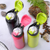 Portable,Stainless,Steel,500ML,Drink,Water,Bottle,Insulated,Straw,Water,Bottle