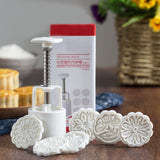 Flower,Stamps,Round,Mould,Pressure,Pastry,Baking