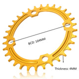 SNAIL,Ddisc,Chainring,Bicycle,Crankset,104MM,Chainwheel,Positive