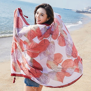 Women,Printing,Summer,Beach,Scarves,Shawl,Sunshade,Scarf