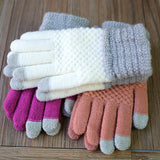 Women,Winter,Touch,Screen,Gloves,Knitted,Thicken,Outdoor,Sport,Hiking,Climbing,Mittens