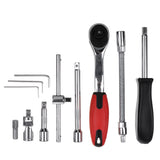 BIKIGHT,Teeth,Ratchet,Wrench,Socket,Hardware,Motorcycle,Repairing,Vanadium,Tools