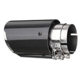 Carbon,Fiber,Black,Universal,Exhaust,Muffler