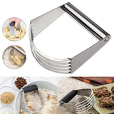 Stainless,Steel,Dough,Pastry,Blender,Baking,Cutter,Blade,Mixer,Bread,Kitchen,Silver