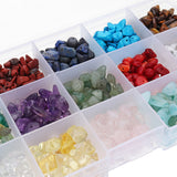 Natural,Quartz,Crystals,Loose,Beads,Strands,Boxed,Assortment,Healing,Gemstone