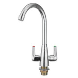 Chrome,Modern,Kitchen,Basin,Faucet,Lever,Rotation,Spout,Water,Mixer