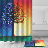 Night,Shower,Curtain,Liner,Bathroom,Hooks,Polyester,Fabric