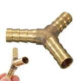 Solid,Brass,Connector,Joiner,Barbed,Splitter