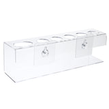 Transparent,Mounted,Toothbrush,Toothpaste,Storage,Holder,Bathroom,Organizer