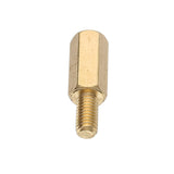 Suleve,M3BH3,100Pcs,Brass,Standoffs,Support,Spacer,Pillar,Board