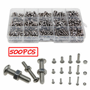 500pPCS,Stainless,Steel,Socket,Bolts,Screws