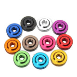 Suleve,M6AN2,10Pcs,Knurled,Thumb,Collar,Screw,Spacer,Washer,Aluminum,Alloy,Multicolor