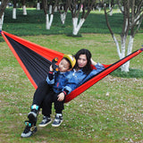 IPRee,270x140CM,Outdoor,Portable,Double,Hammock,Parachute,Hanging,Swing,Camping,Hiking