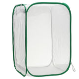 Green,Collapsible,Insect,Habitat,Butterfly,Transparent,Surface,Portable,Zipper,Plant,Breeding,Storage,Basket