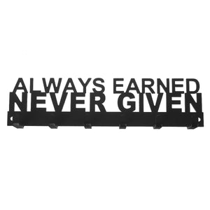 Always,Earned,Never,Given,Medal,Hanger,Sport,Metal,Display,Holder,Decorations