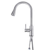 Kitchen,Faucet,Mixer,Spout,Finish,Brushed,Swivel,Spray,Swivel