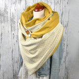 Women,Cotton,Thick,Winter,Outdoor,Casual,Small,Lattices,Pattern,Scarf,Shawl