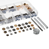 Rivets,Leather,Craft,Fasteners,Buttons,Copper,Press,Studs,Silver,Bronze,Rivets,Tools