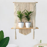 Woven,Macrame,Plant,Hanger,Hanging,Bohoes,Tassels,Hanging,Craft,Decorations