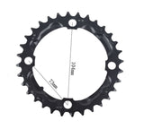 Round,Black,Chainring,Bicycle,Repair,Discs,Speed,Crank,CrankSet