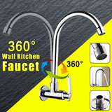 Degree,Swivel,Stainless,Steel,Kitchen,Faucet,Basin,Water,Faucet,Single