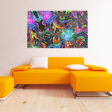 100cmx60cm,Psychedelic,Trippy,Cloth,Poster,Photo,Fabric,Decor