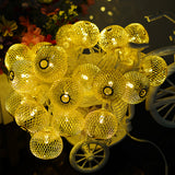 KCASA,Gardening,20LED,Solar,Panel,Light,Lantern,Holiday,Christmas,Wedding,Decoration