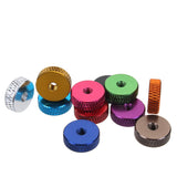 Suleve,M3AN11,10Pcs,Manual,Knurled,Thumb,Screw,Spacer,Washer,Aluminum,Alloy,Multicolor