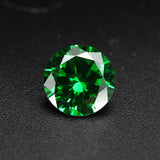 3.15ct,Natural,Mined,Green,Emerald,Round,Loose,Gemstone,Jewelry,Decorations