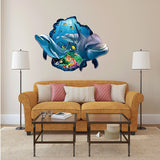 Miico,Creative,Dolphin,Removable,Decorative,Decor,Sticker