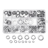 Suleve,MXSW1,395Pcs,Stainless,Steel,Washer,Assortment