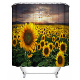 Sunflower,Bathroom,Shower,Curtain,Carpet,Toilet,Cover,Bathroom