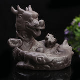 Dragon,Backflow,Tower,Burner,Holder,Ceramic,10Pcs,Incense,Decor