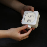 Smart,Cubic,Alarm,Clock,Night,Light,Snooze,Rechargeable,Alarm,Clock