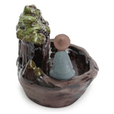 Ceramic,Backflow,Incense,Burner,Holder,Mountain,Stream,Fragrant,Censer,Furnace,Decor