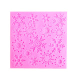 Christmas,Snowflake,Fondant,Silicone,Mould,Decorating